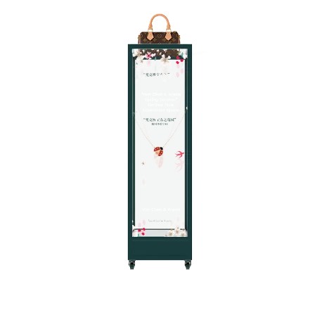 48-Inch OLED Transparent Display Cabinet